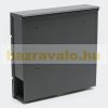 Designer letterbox anthracite square modern appearance with newspaper holder