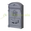 Antique letterbox anthracite letterbox steel and aluminum vintage letterbox