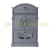 Antique letterbox anthracite letterbox steel and aluminum vintage letterbox