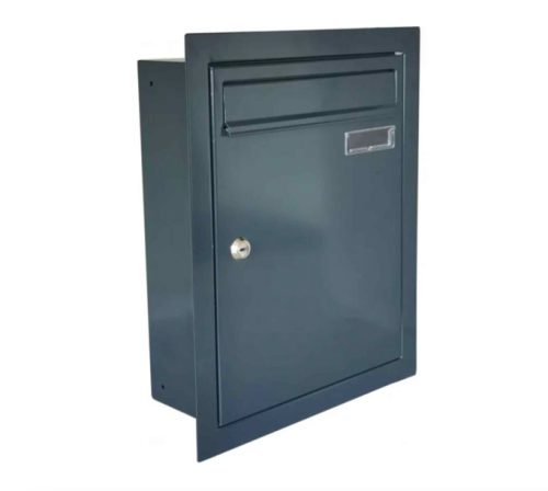 Wall-mounted outdoor mailbox 26x33x11 cm anthracite one-sided mailbox