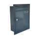 Wall-mounted outdoor mailbox 26x33x11 cm anthracite one-sided mailbox