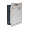 Falba beépíthető kültéri postaláda 26x33x11 cm antracit egyoldalú postafiók
