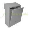 Outdoor letter box that can be built into the wall. Silver letter box that can be installed on the door, double-sided 