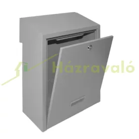 Falba beépíthető kültéri postaláda kapura felszerelhető ezüst postafiók kétoldalú