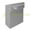 Outdoor letter box that can be built into the wall. Silver letter box that can be installed on the door, double-sided 