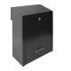 Outdoor letterbox that can be built into the wall, door-mounted black letterbox, double-sided 