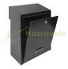 Outdoor letterbox that can be built into the wall, door-mounted black letterbox, double-sided 