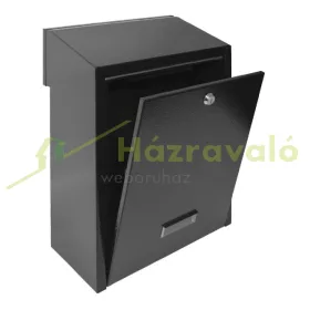 Falba beépíthető kültéri postaláda kapura felszerelhető antracit színű postafiók kétoldalú
