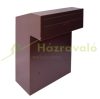 Outdoor letterbox that can be built into the wall, door-mounted antique copper letterbox, double-sided 