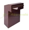 Outdoor letterbox that can be built into the wall, door-mounted antique copper letterbox, double-sided 