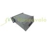Outdoor telescopic letterbox that can be built into the wall, stainless steel double-sided letterbox with a glossy surface