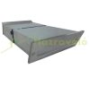 Outdoor telescopic letterbox that can be built into the wall, stainless steel double-sided letterbox with a glossy surface
