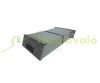 Outdoor telescopic letterbox that can be built into the wall, stainless steel double-sided letterbox with a glossy surface