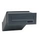 Wall-mounted outdoor telescopic mailbox 28x11x26-42 cm matt anthracite double-sided mailbox