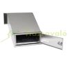 Wall-mounted outdoor telescopic mailbox 28x11x26-42 cm stainless steel double-sided mailbox