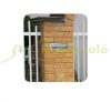 Wall-mounted outdoor telescopic mailbox 28x11x26-42 cm stainless steel double-sided mailbox