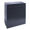 Falba építhető kültéri teleszkópos postaláda 28x11x26-42 cm rozsdamentes acél kétoldalú postaláda