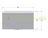 Anthracite-stainless steel letterbox that can be installed in the wall, can be installed on the door, and is double-sided 