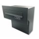 Wall-mounted outdoor mailbox 30x11x19 cm with name plate anthracite double-sided mailbox