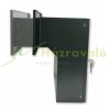 Wall-mounted outdoor mailbox 30x11x19 cm with name plate anthracite double-sided mailbox
