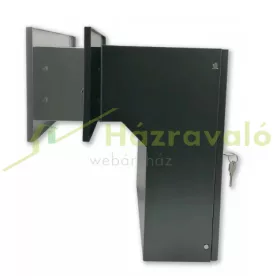   Falba beépíthető kültéri postaláda 30x11x19 cm névtáblával antracit kétoldalú postafiók