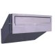 Wall-mounted outdoor telescopic mailbox 300x110x230-380 mm stainless steel double-sided mailbox