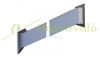 Outdoor telescopic mailbox that can be built into the wall, stainless steel double-sided mailbox with slanted design