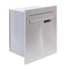 Outdoor letterbox that can be built into the wall 30x11x19 cm Two-sided letterbox that can be built into masonry