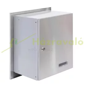   Falba beépíthető kültéri postaláda 30x11x19 cm falazatba építhető kétoldalú postafiók