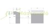 Wall-mounted outdoor large-sized letterbox door-mountable silver letterbox double-sided 
