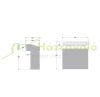 Wall-mounted outdoor large-sized letterbox door-mountable anthracite letterbox double-sided