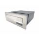 Outdoor telescopic mailbox that can be built into the wall, adjustable stainless steel double-sided mailbox with slanted design