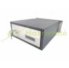 Outdoor telescopic mailbox that can be built into the wall, adjustable stainless steel double-sided mailbox with slanted design