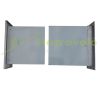 Outdoor telescopic mailbox that can be built into the wall, adjustable stainless steel double-sided mailbox with slanted design