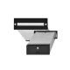 Outdoor telescopic letterbox that can be built into the wall, a double-sided letterbox with a stainless steel opening