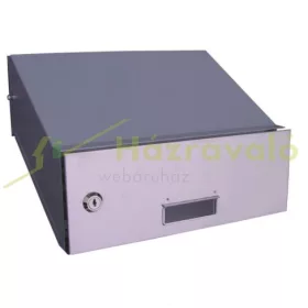   Falba beépíthető kültéri teleszkópos postaláda kétoldalú postafiók rozsdamentes acél bedobónyílással