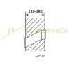 Outdoor telescopic letterbox that can be built into the wall, a double-sided letterbox with a stainless steel opening