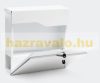 Galvanized steel letterbox wall-mounted newspaper holder letterbox with windows, design white letterbox