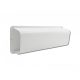 Advertising material mailbox white leaflet holder 370x120x80 mm street mailbox