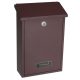 Cheap mailbox. Low-priced, high-quality outdoor small letterbox in brown