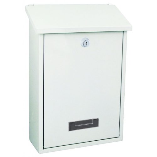 Cheap mailbox. Low-priced, high-quality outdoor small letterbox in white