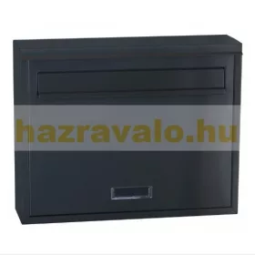   Kétoldalas postaláda antracit kefeszigeteléssel Belülről kerítésre szerelhető levélszekrény