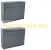 Mailbox that can be used from both sides, double-sided Mailbox that can be mounted on a fence from the inside in anthracite color