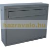 Two-sided inside-mounted mailbox, double-sided fence-mounted letterbox, stainless steel design