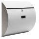 Galvanized steel arched letterbox gray letterbox modern look