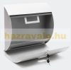 Galvanized steel arched letterbox gray letterbox modern look