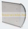 Galvanized steel arched letterbox gray letterbox modern look