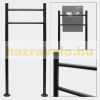 Universal letterbox stand anthracite color stand for letterbox letterbox stand