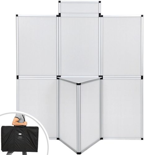 Promotional mobile stand 180x200cm stand screen display exhibition wall white