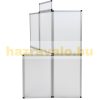 Promotional mobile stand 180x200cm stand screen display exhibition wall white